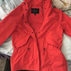 RED COACH RAIN JACKET